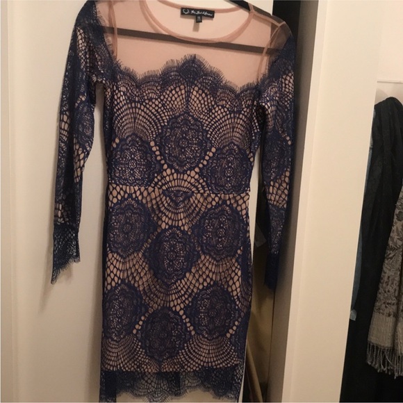For Love and Lemons FL&L Antigua Blue Dress Size Small ❤️🍋 - Picture 5 of 9
